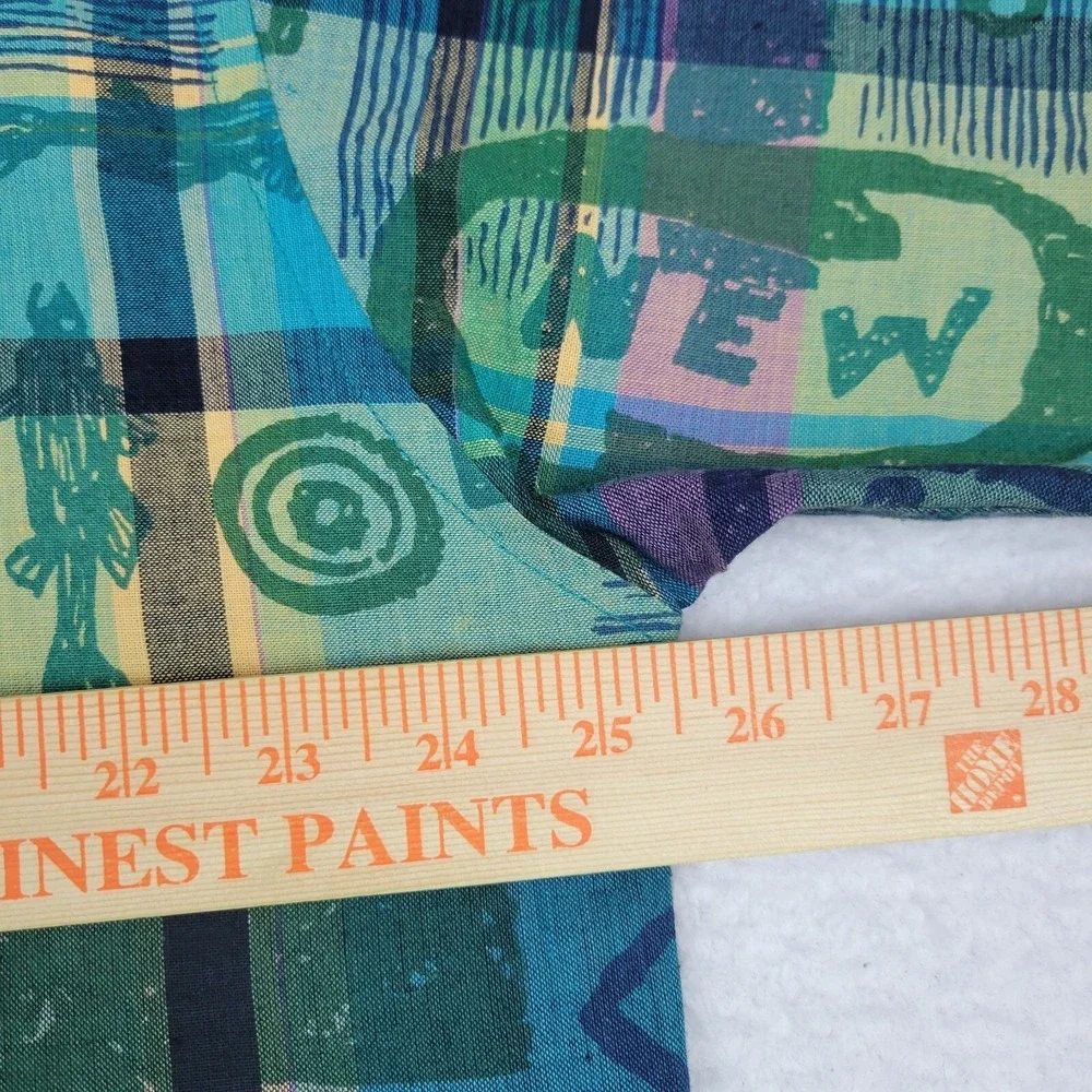 Vintage Native Habitat Planet Earth Hawaiian Shirt Mens‎ Large L Geometric L